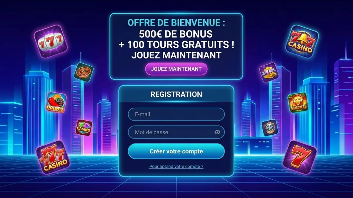 Inscription avec bonus